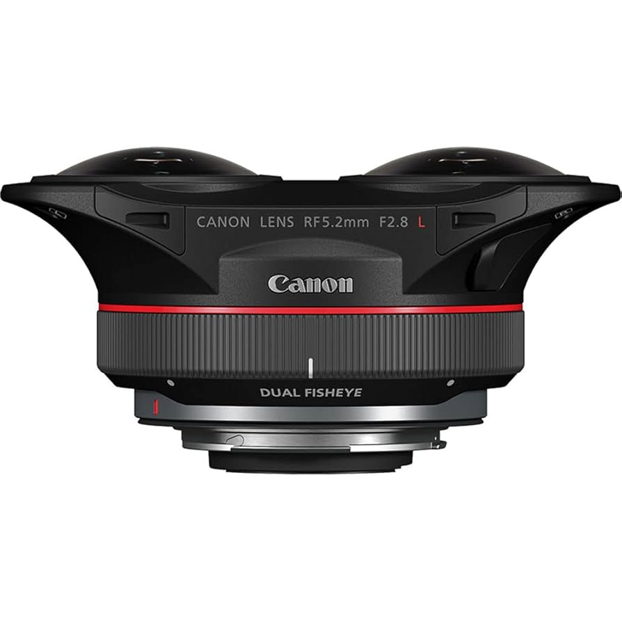 Amazon.co.jp: Canon RF5.2mm F2.8 L デュアル魚眼レンズ – 3D
